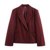 European and American French Women's Loose Short Blazer