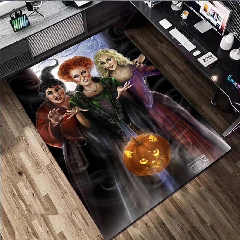 Halloween Magic Carpet Carpet Office Decorative Carpet For Living Room Bedroom Door Mat Floor Rug Computer Chair Area Rug
