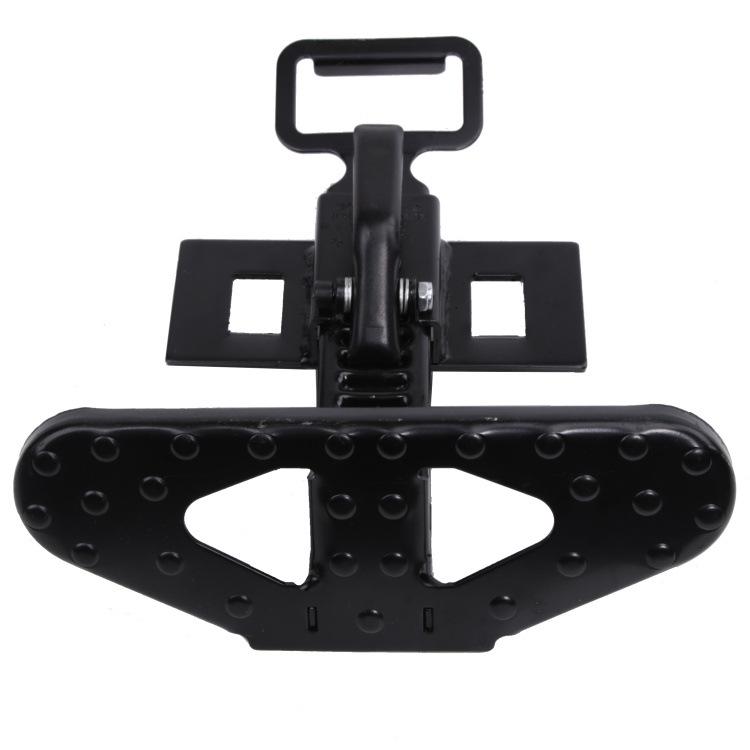 Треугольный стопор для колес Bangqiang: Противоскользящий, противооткатный фиксатор колес для автовозов с платформой. Black Triangle Tire Stopper