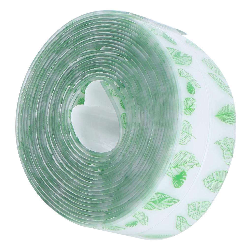 Taśma uszczelniająca do ścian Wodoodporna Samoprzylepna Naklejka Pasek uszczelniający do Łazienki Kuchni 3,2 m(Zielony