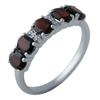Silberring mit natürlichem Granat 2.233ct (2005872)