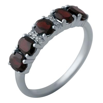 Silver Ring with Natural Garnet 2.233ct (2005872)