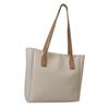 Fashionable Pu Large Capacity Tote Bag For Women Trendy Commuter Bag With Zipper