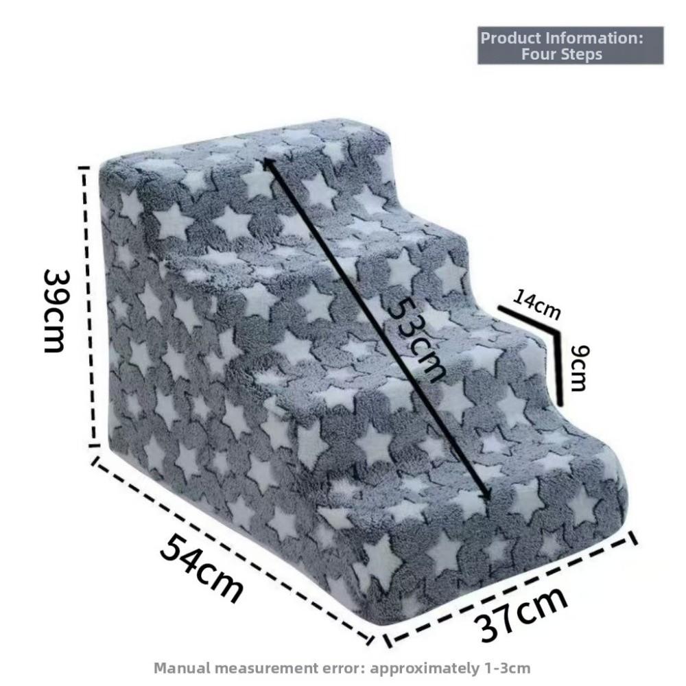 New Star Pet Stairs Washable Foam Steps Dog Stairs Removable Non-Slip Pet Staircase Bed