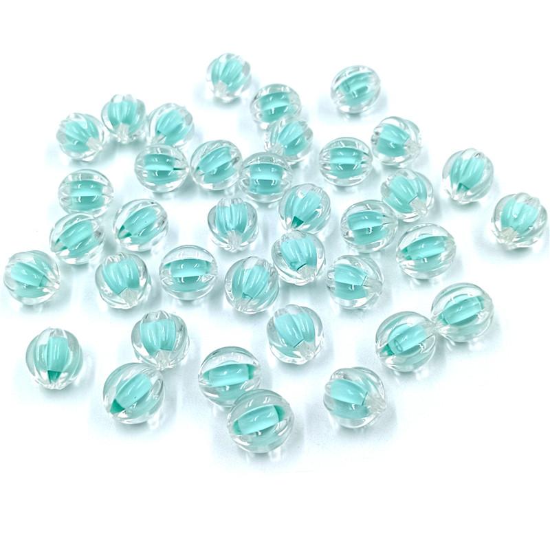 

Подвески Corespun для изготовления ювелирных изделий своими руками, материалы ручной работы, бусины в форме тыквы/персика в форме сердца, акриловые прозрачные/матовые 10 шт. Pumpkin/Transparent зелёный