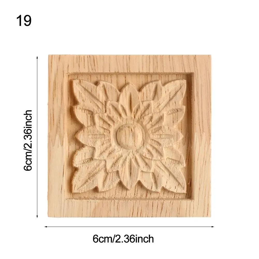 Solid Accessories European Style Vintage Wood Carved Home Decor Furniture Foot Legs Cabinet Seat Feets