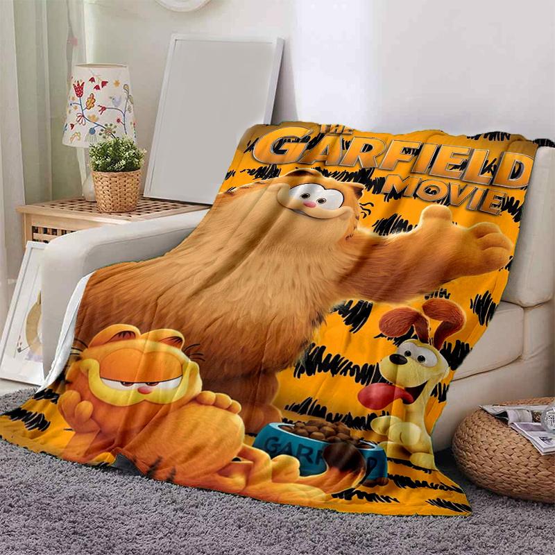 1pc Grizzy & The Lemmings Throw Blanket Soft & Cozy Blanket for Couch, Bed, Travel .B002