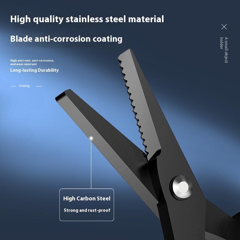 1Pc Titanium Coating Stainless Steel Fishing Scissor Plier Cut Pe Braid Line Cutter Plies Carp Fishing Accessories Tools