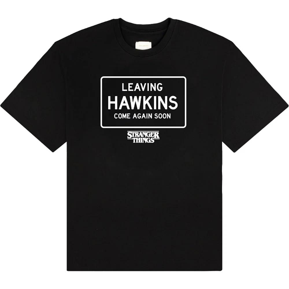 Stranger Things T-Shirt: Leaving Hawkins (Black) OFFICIAL NEW XL