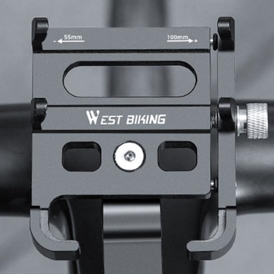 Aluminum Alloy Phone Holder Anti-Shake High Stability Simple Installation Universal Motorcycle Bike Handlebar Phone Mount Bracket