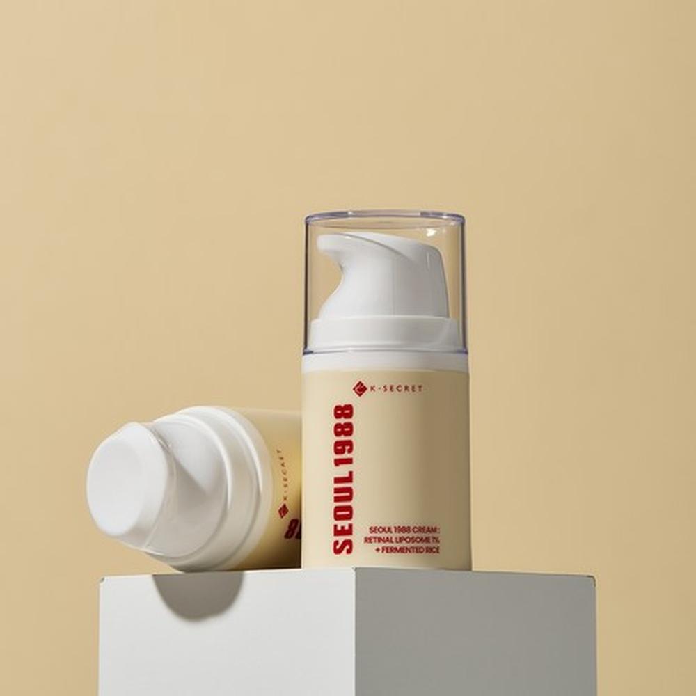 K-SECRET Seoul 1988 Cream 50ml Retinal Liposome 1% + Fermented Rice - Brightening Firming, Korean