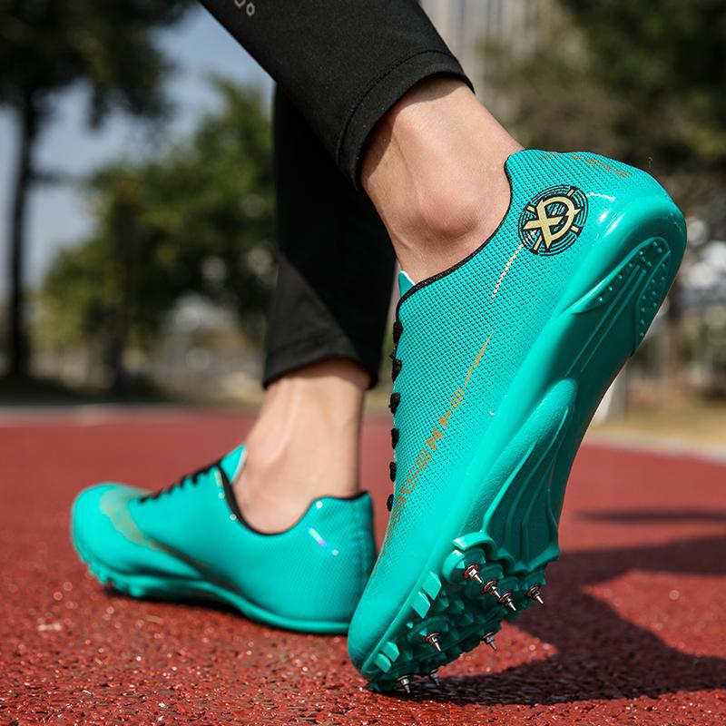 Spike shoes Track and field Dash Student running competition Long jump Medium and long distance running Spike shoes 35