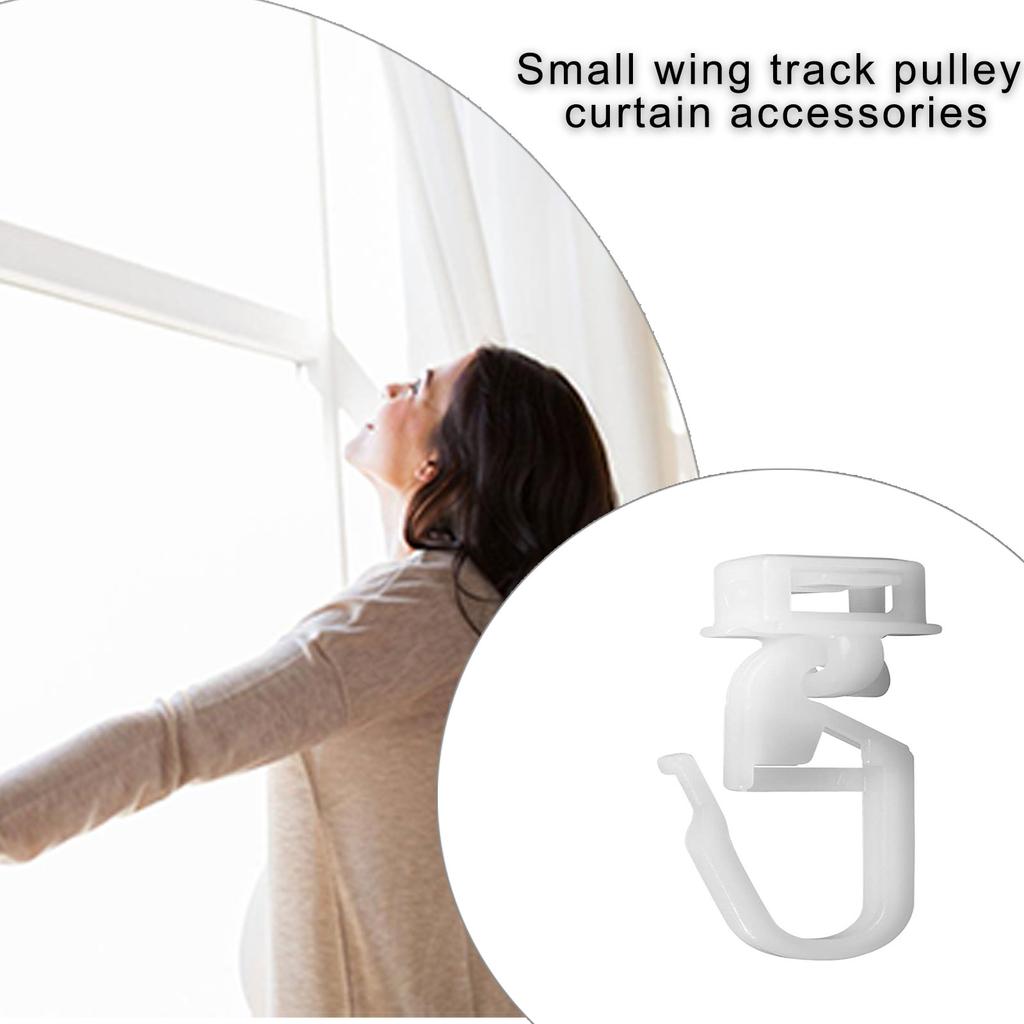 50pcs Curtain Track Gliders Easy Installation And Quiet Movement Curtain Gliders For Various Systems