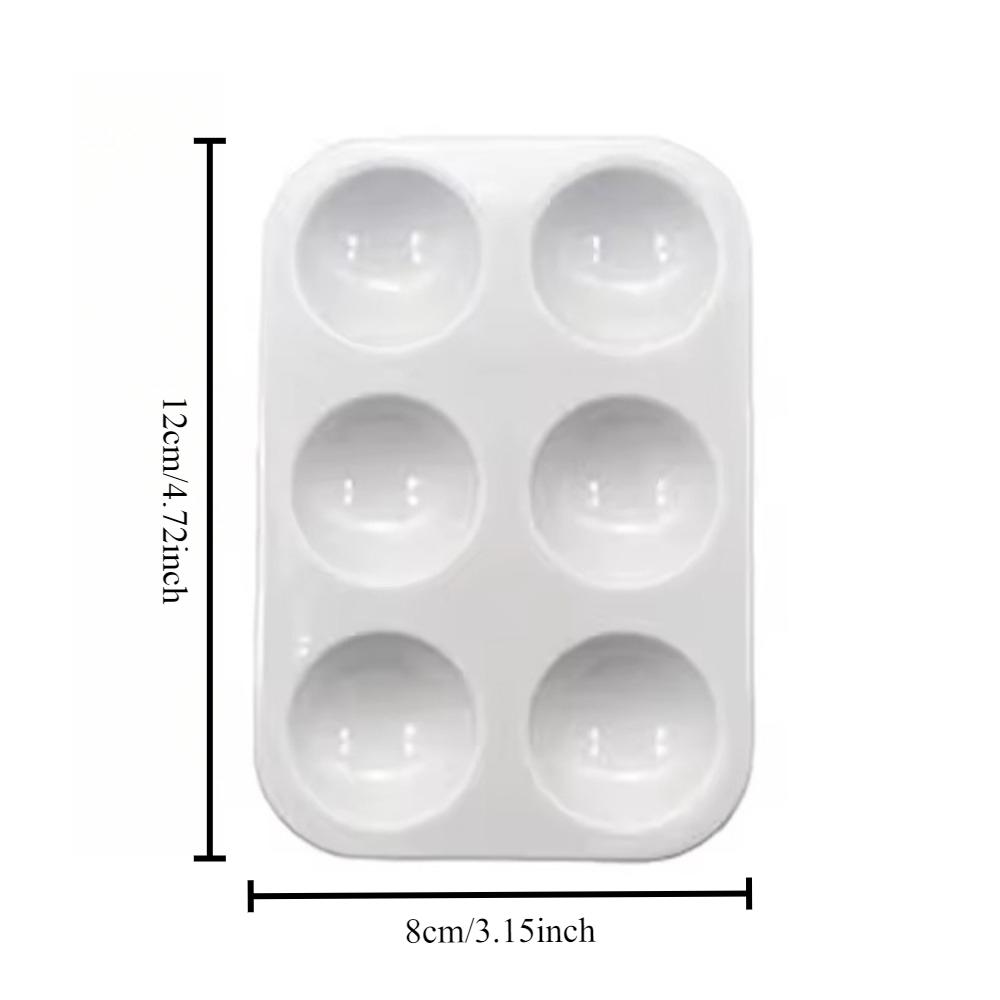 

white plastic paint tray palette watercolor color mixing tool for painting party diy craft art