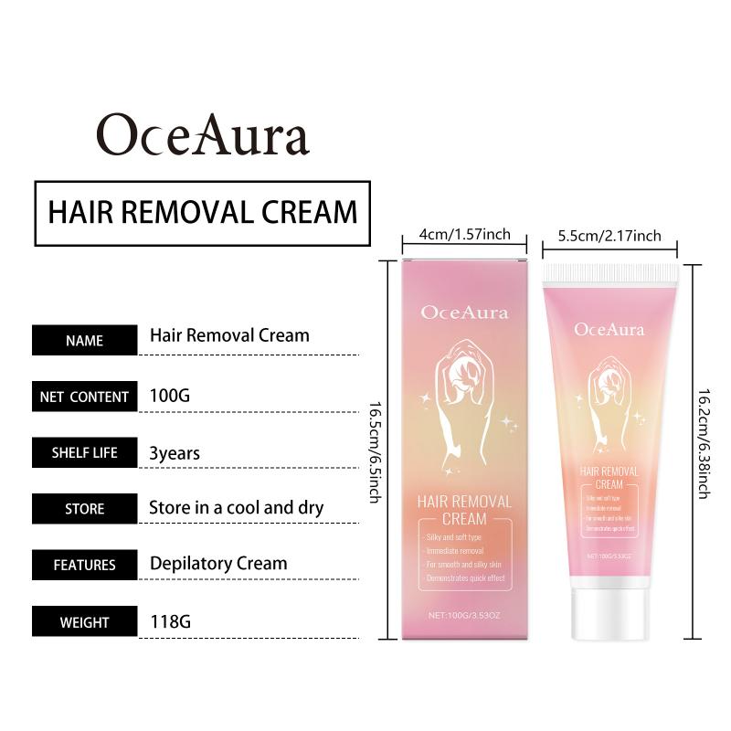 Gentle and Nourishing Depilatory Cream for Full Body Use Nonirritating Hair Removal Moisturizing for Sensitive Skin Legs Arms Underarms Home Spa