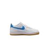 Nike Air Force 1 GS White Blue Beyond Gum Kids Sneakers Gum-Light-Brown FV5948-115