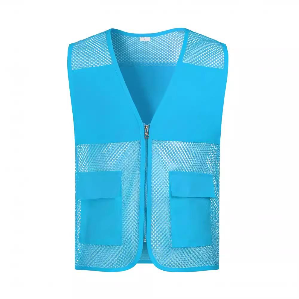 Custom Mesh Breathable Volunteer Vest with Logo for Events and Workwear