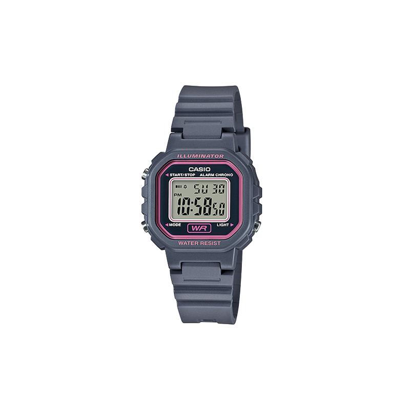 

Casio DIGITAL Series - Square, Retro Fashion Waterproof, Quartz Movement, Resin Strap, Japanese and Korean Watch, Women s Watch, Gray Dial LA-20WH-8A серый