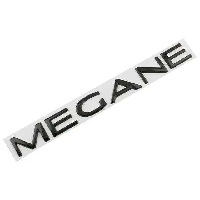 3D Car Metal Trunk Letters Words Logo Emblem Badge Decals Sticker For Renault Megane 1 2 3 4 5 RS GT Styling Parts Accessories n222