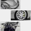 1:24 Porsche 918, aliaj, model de mașină sport, metal turnat sub presiune, mașină de curse, model de vehicul, colecție de simulare, ornamente decorative, jucării pentru copii, cadou băieți
