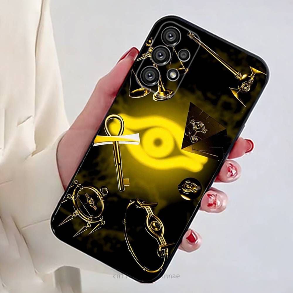 Cartoon Y-Yu Gi Oh Yugioh Phone Case For Samsung Galaxy A13,21s,22,31,32,52,53,71,80,A91 Soft Black Shell