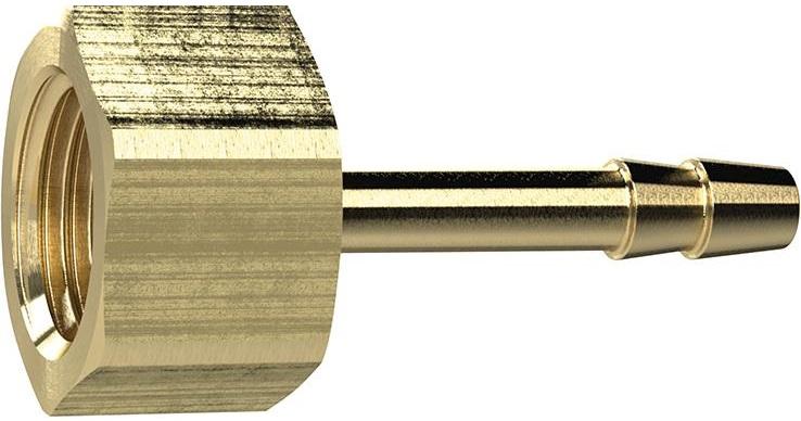 Brass Connector 25 Bar External Thread 1/8" Hose 4mm