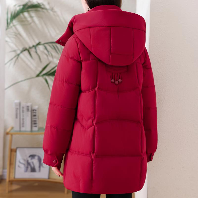 Fashion Women Winter Coats Hooded Loose Thick Warm Long Parkas Female Jackets