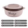 Insulated Stainless Steel Casserole Set For Hot Food Storage | Ideal For Roti Rice Chapati | Modern Brown Design With Easy Grip Handle