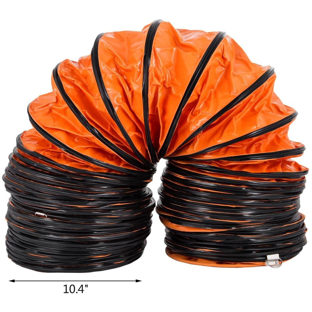 10 M/32ft PVC Flexible Duct Hosing for 300 MM/12 Inch Diameter Exhaust Fan