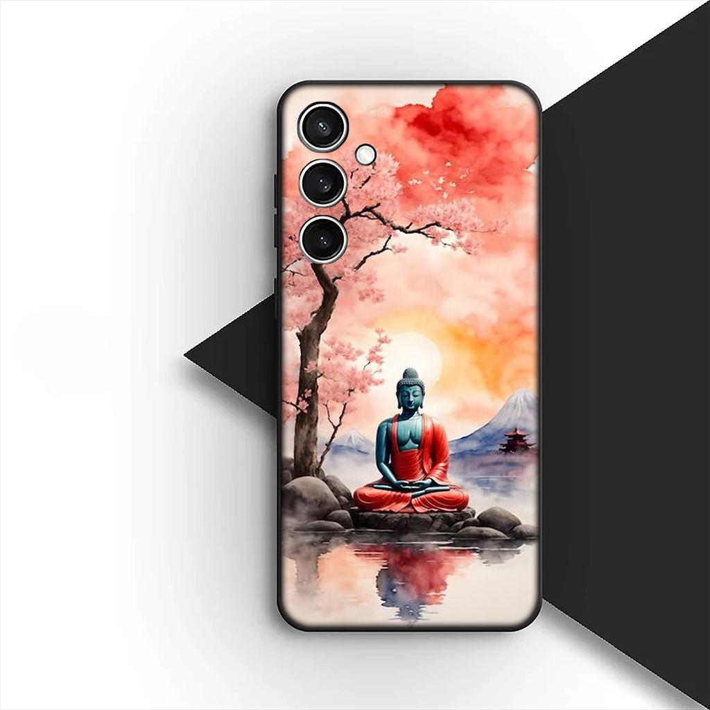 Cover for Samsung Galaxy S20 S22 S21 FE Ultra Plus A07 A17 A15 A16 A25 A57 A37 Casing Silicone Phone Case Lord Wallpaper Buddha