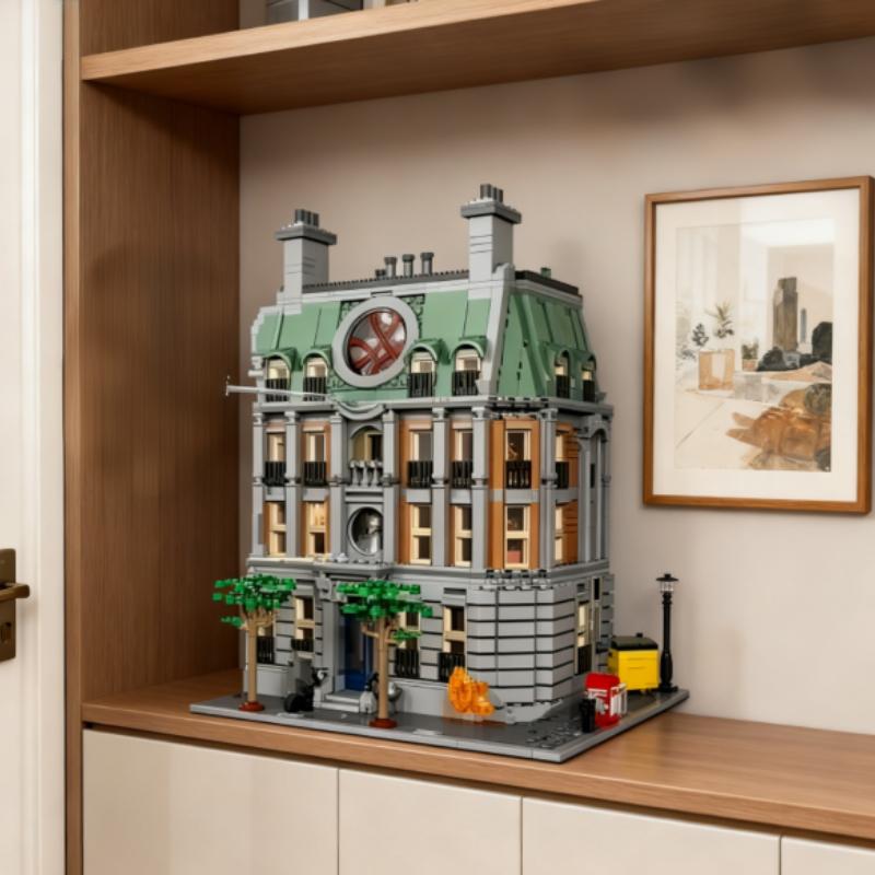 

2708 шт. Современный городской пейзаж 76218 Модель Строительный Блок Сборка Кирпичная Архитектура Рождественские Игрушки Мальчик Дети Подарки на День Рождения NO Original BOX