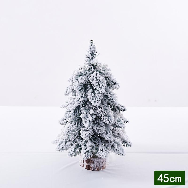 Nordic Style Flocked Snow Christmas Desktop Tree