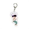 Jujutsu Kaisen Anime Keychain Satoru Gojo Yuji Itadori Megumi Fushiguro Nobara Kugisaki Backpack High Quality Gift Pendant Cosplay