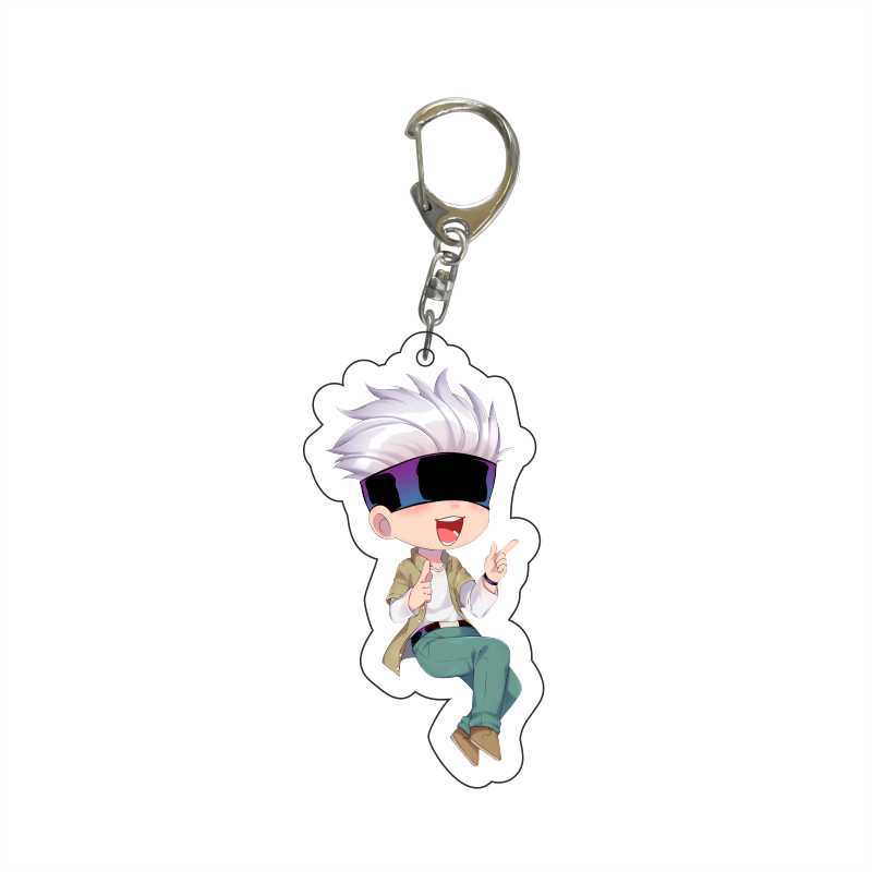 Jujutsu Kaisen Anime Keychain Satoru Gojo Yuji Itadori Megumi Fushiguro Nobara Kugisaki Backpack High Quality Gift Pendant Cosplay