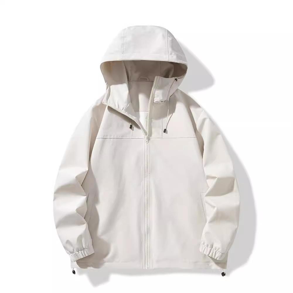 Осеннее Новое Пальто Мужская Модная Куртка с Капюшоном Рабочая Повседневная Модная Спортивная Куртка Мужское Пальто Топ M хаки