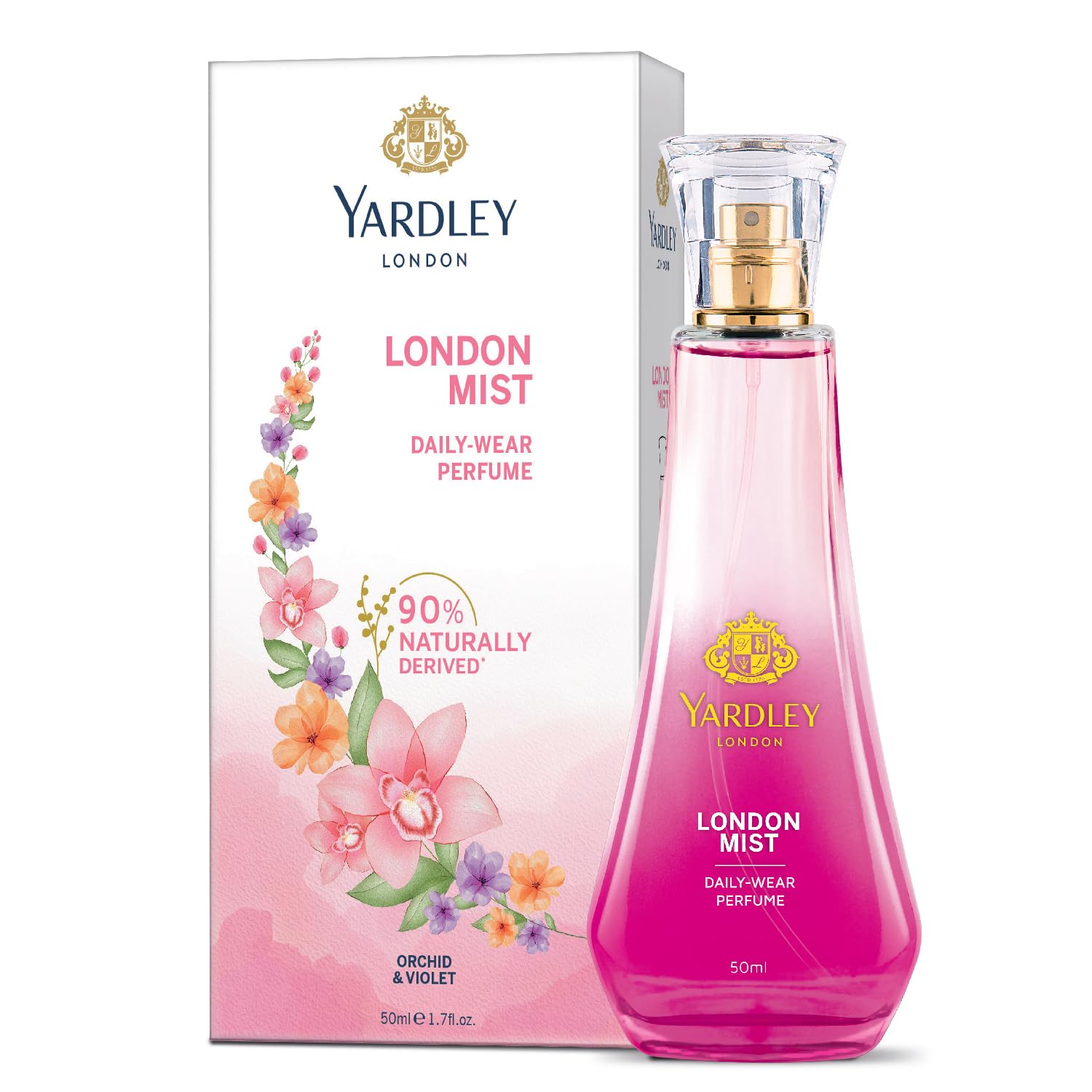 

Yardley London London Mist Perfume For Women Floral Ozonic Fragrance 50ml Daily Wear Romantic Scent