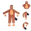 Costume di Lontra di Fiume per Bambini Forniture per Cosplay Festa Spettacolo Teatrale