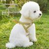 Saddle-Style Shock-Absorbing Dog Harness and Leash for Walking Bichon, Teddy, Corgi