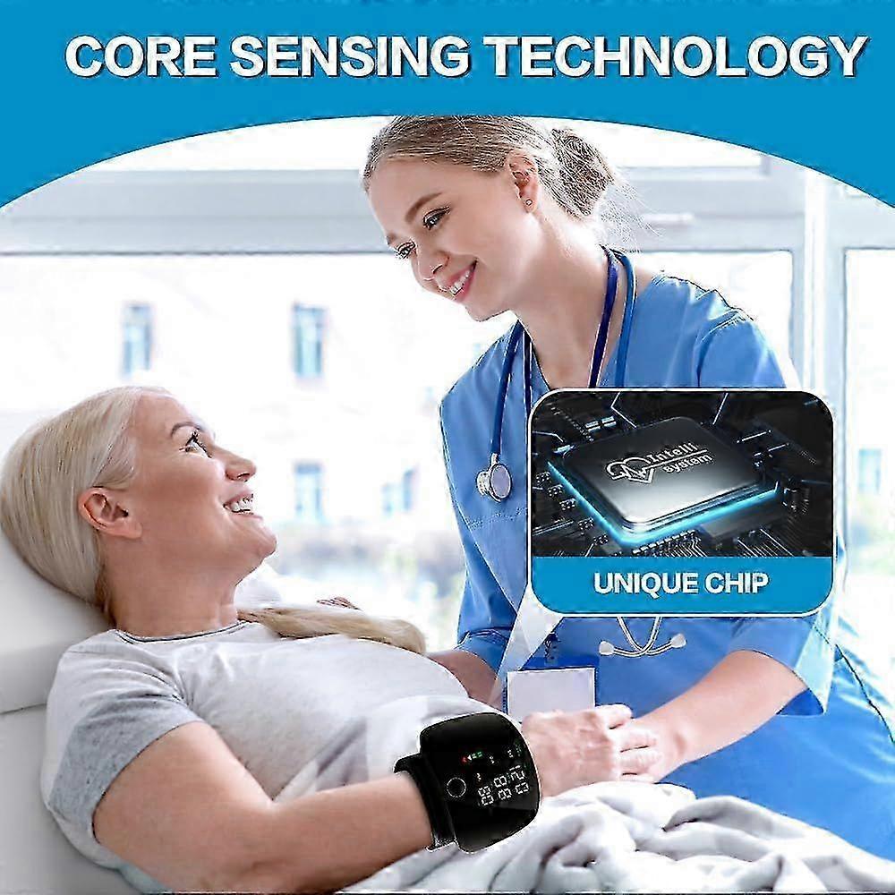 Wrist Blood Pressure Monitor,Automatic Blood Pressure Monitors Wrist with LED Touch Screen,Automatic Voice,Rechargeable Wrist BP Monitor Blood Pressur
