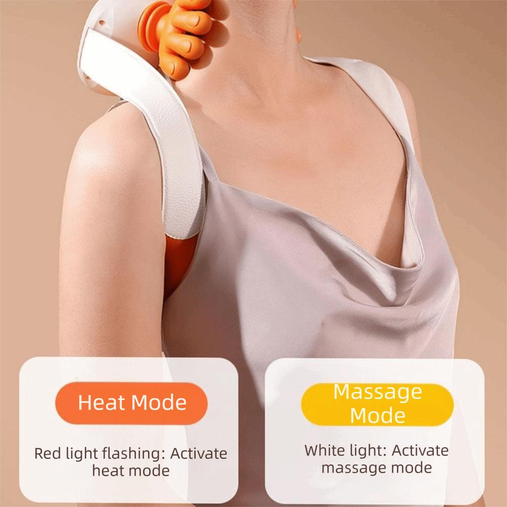 Heated Massage Bionic Finger Neck Shoulder Massager Deep Tissue Massager  Muscle Relaxation