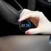 Tiny Digital Clock Waterproof Stick On Dashboard Clock Car Interior Decoration Car Cool Decoration Metal Alloy Car Accessories