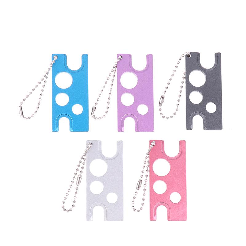 Universal Eyelash Glue Caps Opener Metal Essential Oil Bottle Opener Replacement Bottle Mouth Head Anti-Blocking Eyelash Tool