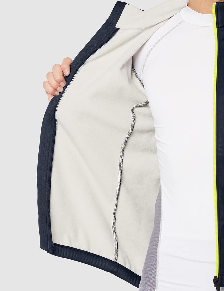 Le Coq Sportif Long Sleeve for Cycling Shirt, Windproof, Warm, Stretch, Navy,