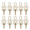 Bronze Sewing Hooks Eyes Durable Metal Fur Coat Hook Fasteners Covered Hook Eye Closures  For Coats