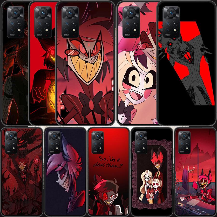 Hazbin Hotels Case Phone For Redmi 13 14C 12 12C Note 14S 14 Pro Plus 10 10A 10C 9 9A 9C 9T 8 8A 7 7A TPU Clear Cover