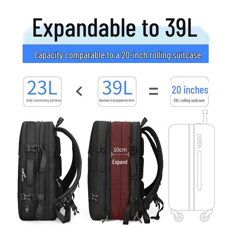 Mark Ryden Expandable Business Travel Laptop Backpack MR8057