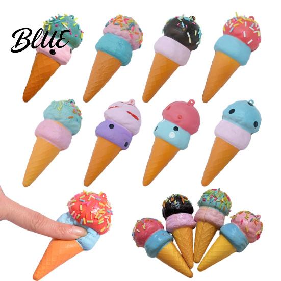Sensory Fidget Toy Ice Cream Cone Squeeze Simulated Slow Stress Reliever Rebound Anxiety