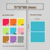 Custom Waterproof Multi-Color Thermal Paper Label: Oil-Proof, Self-Adhesive & Barcode-Ready