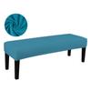 Stretch Dining Bench Cover Solid Seat Protector Rectangular For Living Room For Piano Stool