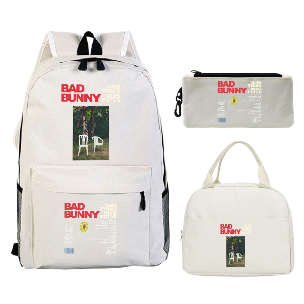 Lightweight 3Pcs School Backpack Set Rucksack Bookbag Lunch Bag Pencil Case Back To School Accessory for Teenage Boys Girls
